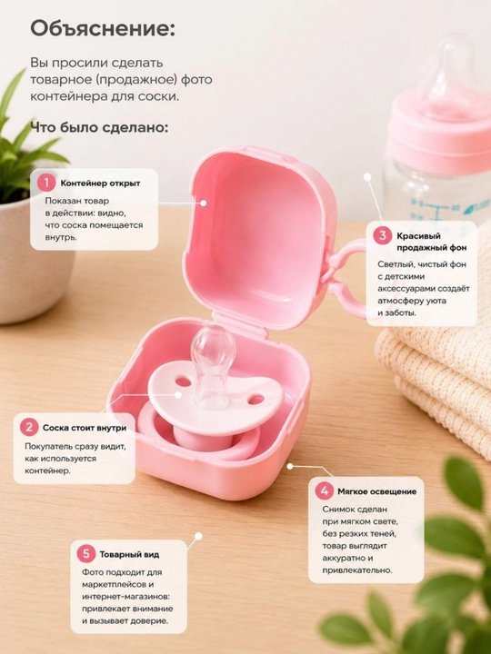 Футляр для сосок, защищает от бактерий, удобно таскать собой