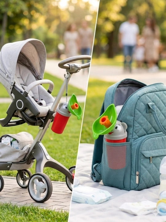 Bolalar sayohat tuvagi, 500 ml, portativ o‘g‘il va qiz bolalar uchun