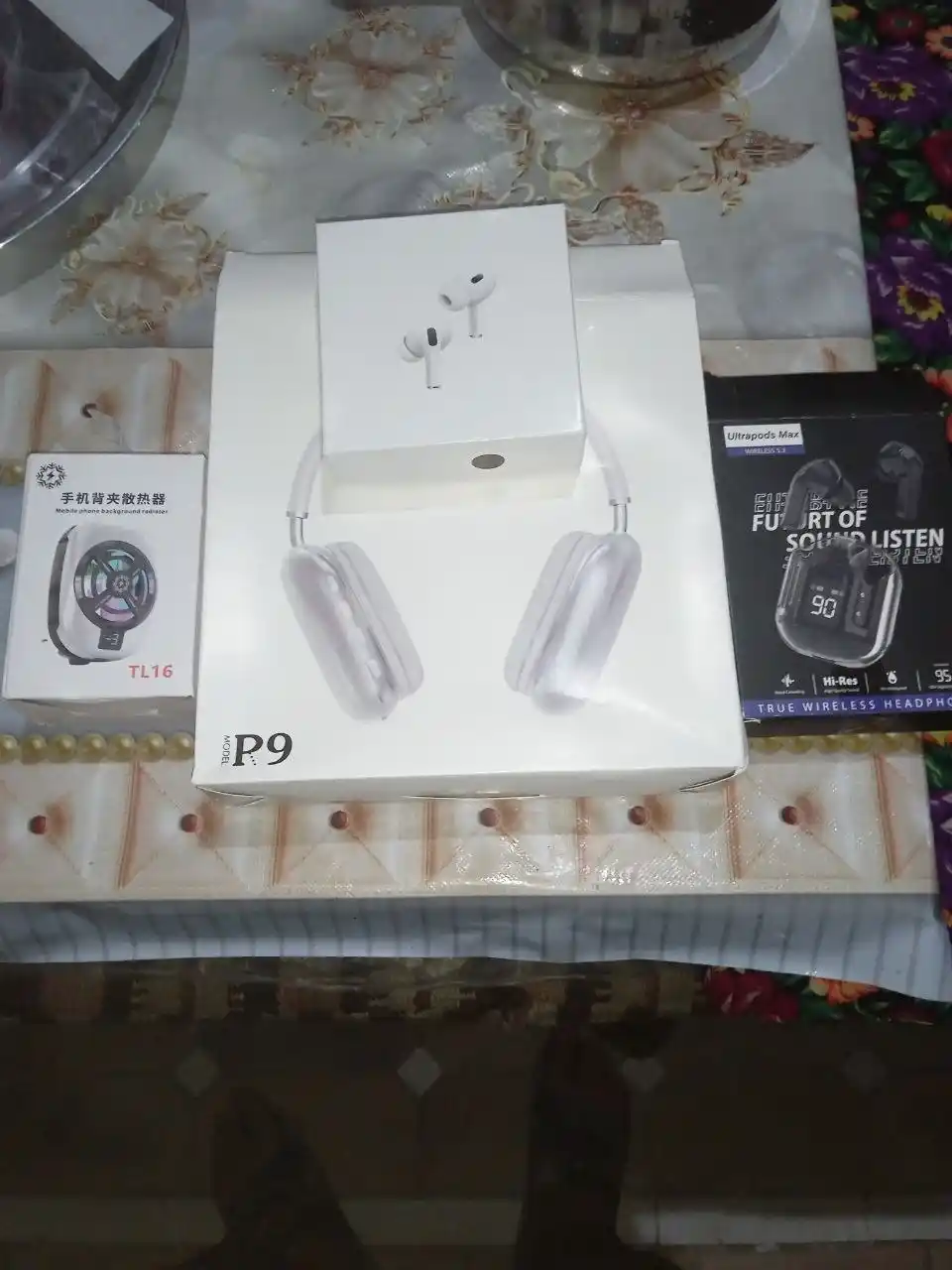 P9 simsiz Bluetooth quloqliklari + Pro 3 bonus quloqliklari