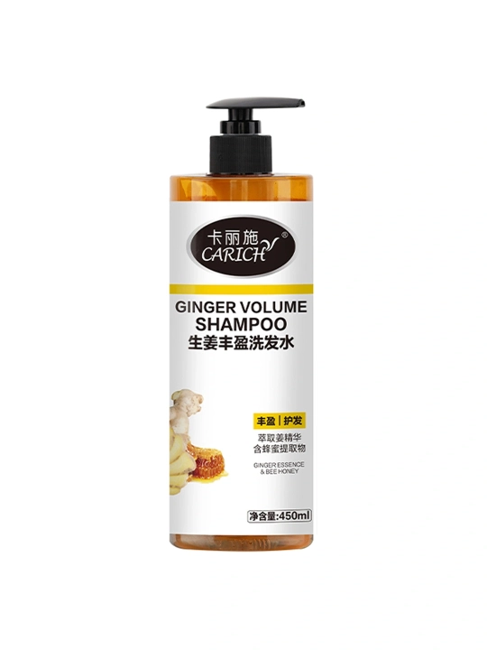 GREENLEAF Sochlarga hajm berish uchun Carich zanjabil shampuni, 450 ml - 