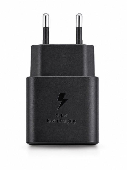 Samsung 25W Type-C quvvatlash qurilmasi zaryadchik Fast Charge kabeli bilan