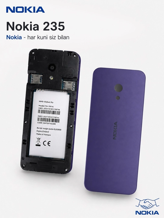 Nokia 235. Har kuni siz bilan. 1450 mAh