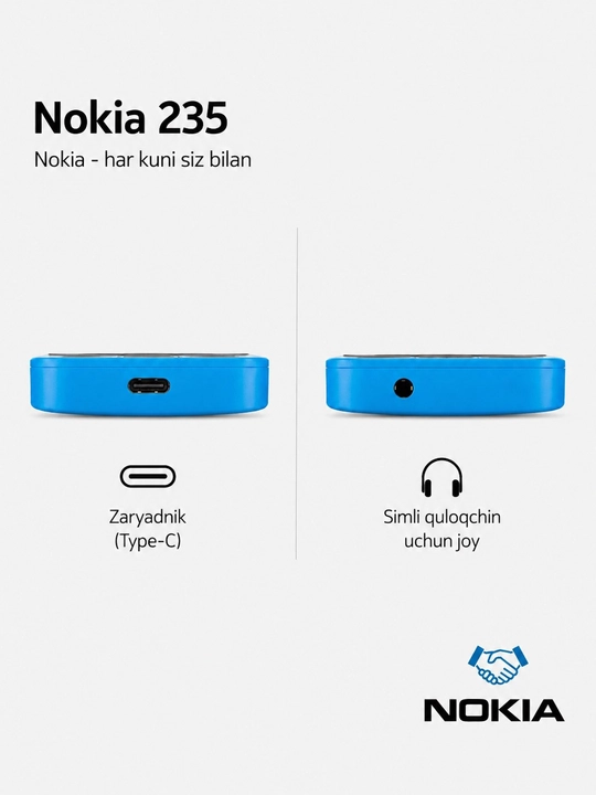Nokia 235. С вами каждый день. 1450 mAh
