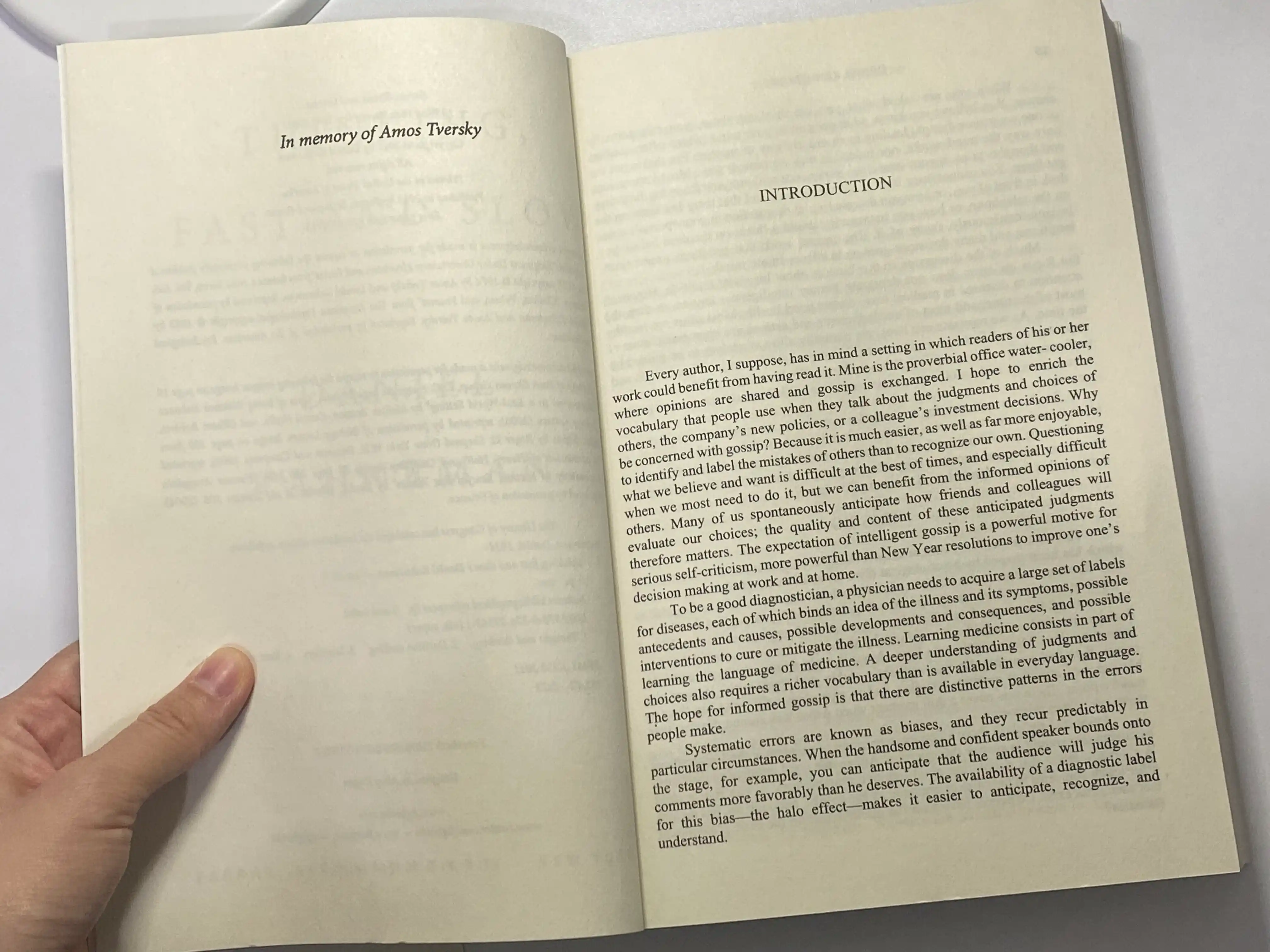 The International Bestseller Thinking, Fast and Slow, Daniel Kahneman