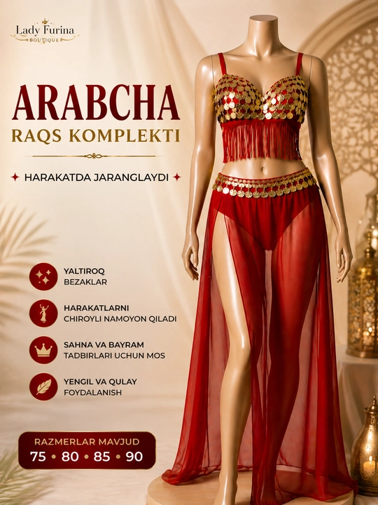 Sharqona raqs kostyumi - 