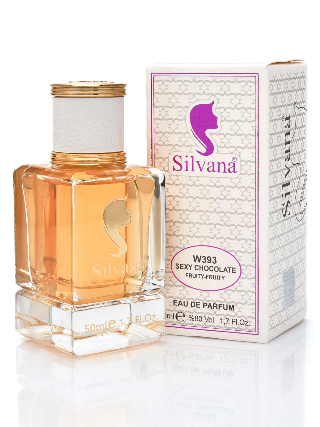 Parfyumlangan suv SILVANA 5 variant, 50 va 18 ml