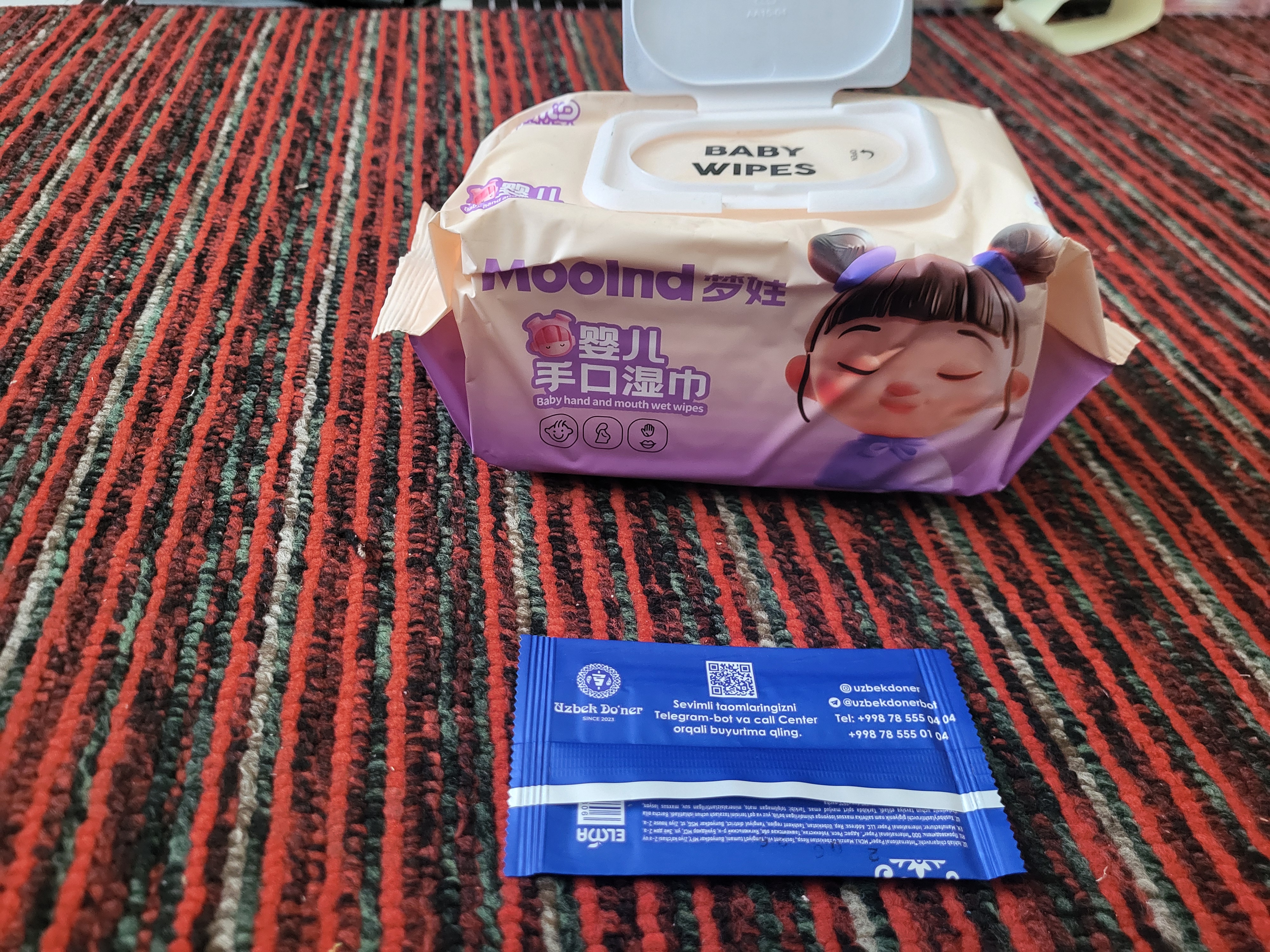 Bolalar uchun nam salfetkalar MIO – gipoallergen, spirtsiz, 80 dona, 20×20 sm