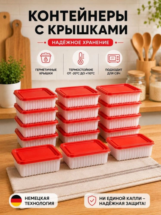 Kundalik foydalanish uchun oziq-ovqat konteyneri, saqlash uchun qulay, sifatli, 600 ml - 