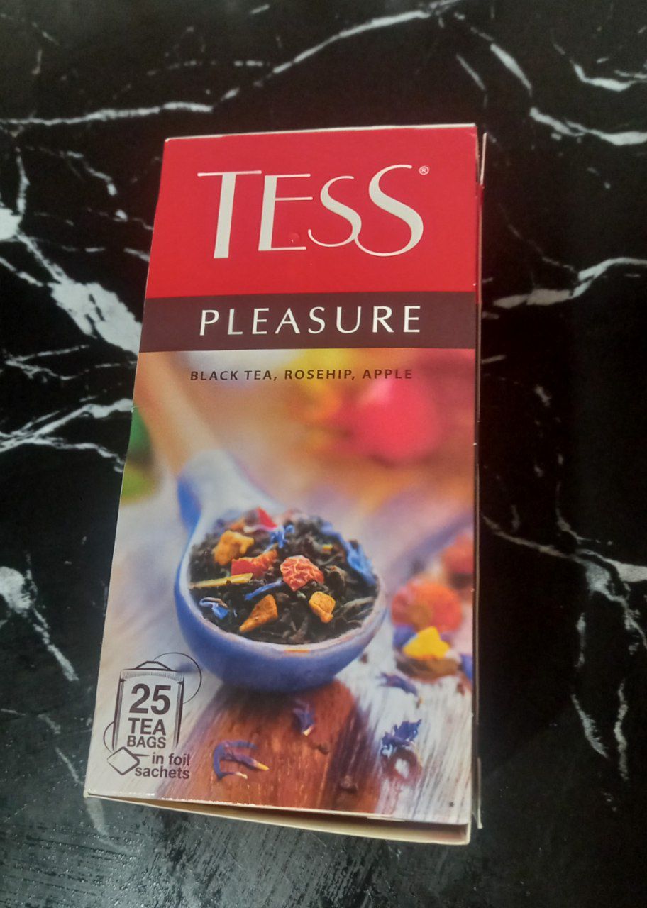 Чёрный чай Tess Pleasure, 1.5 г * 25 штук