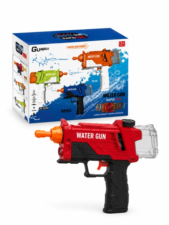 Детский водяной пистолет Water Gun 818-14, 21,5 см, летняя игрушка для воды, 3+