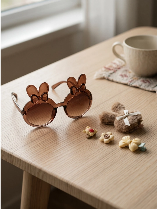 Модный набор для девочек «Стильная малышка» (очки + заколки)
