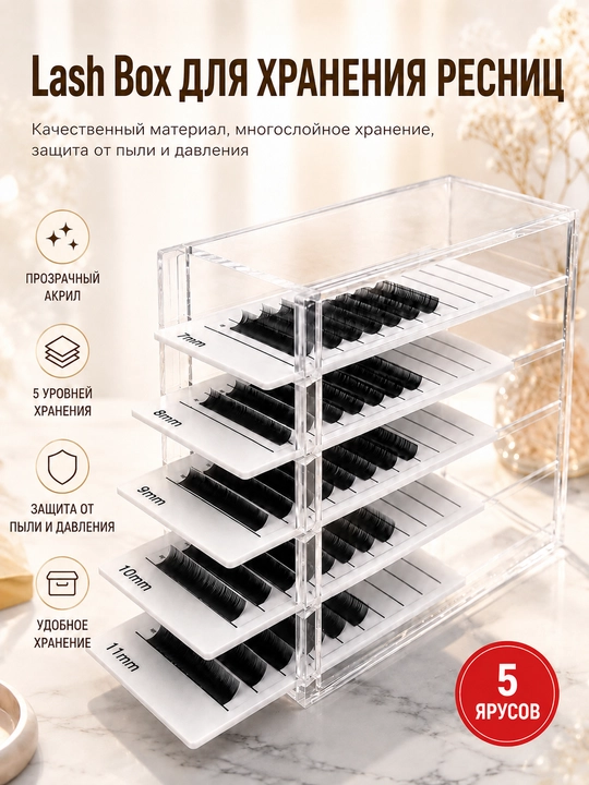 Lash Box- для хранения ресниц - 