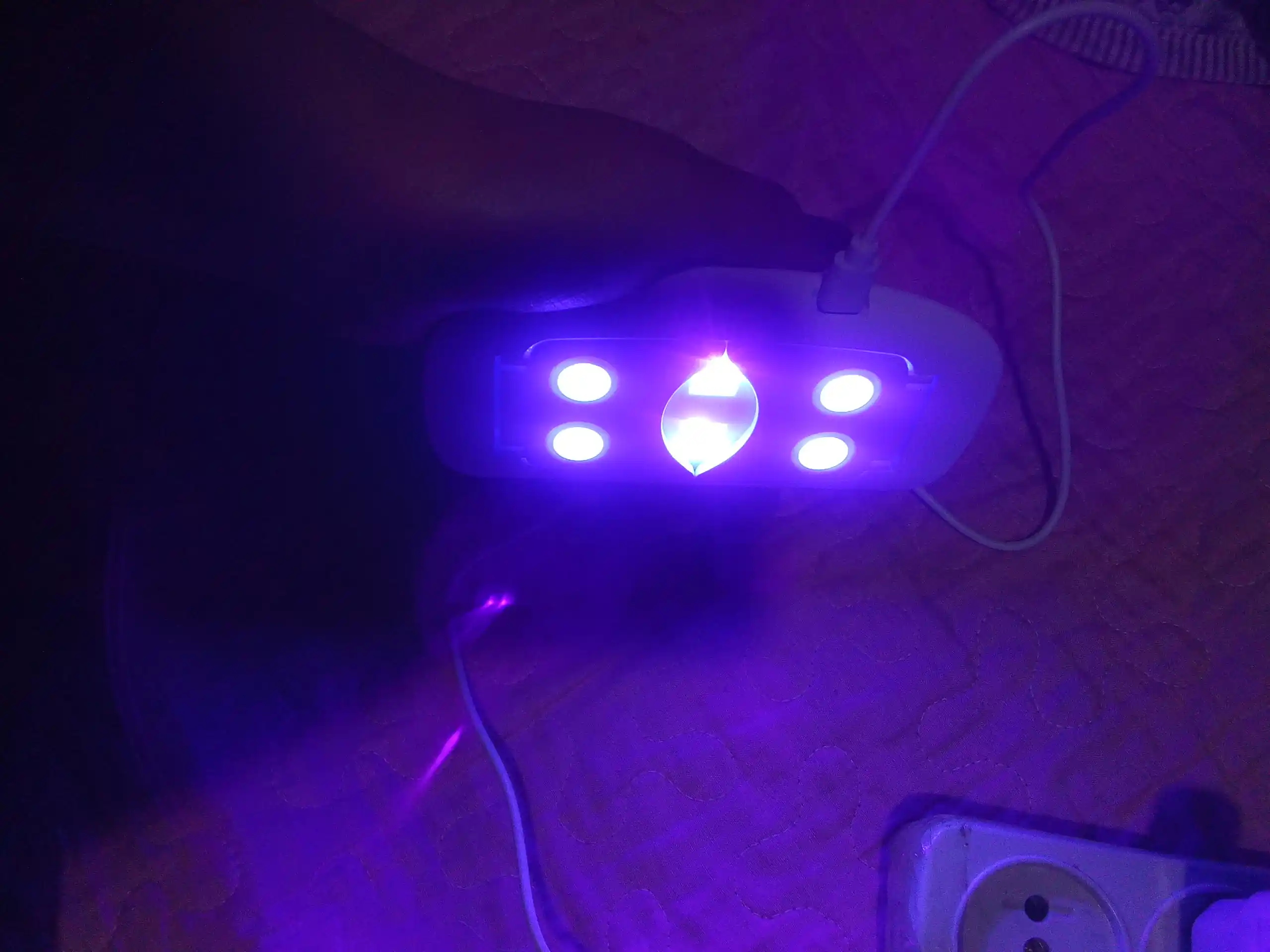 Мини LED лампа для ногтей с Type-C USB, портативная сушилка для маникюра и педикюра 