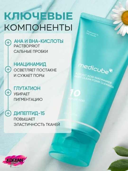 Yuz uchun Medicube tozalovchi ko‘piklari