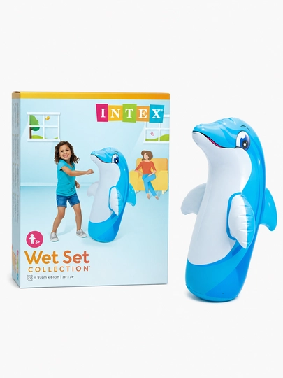Надувная игрушка дельфин INTEX Wet Set, детская игрушка для воды и летнего отдыха — ERKINVE-INTEXWETSETDOLPHIN