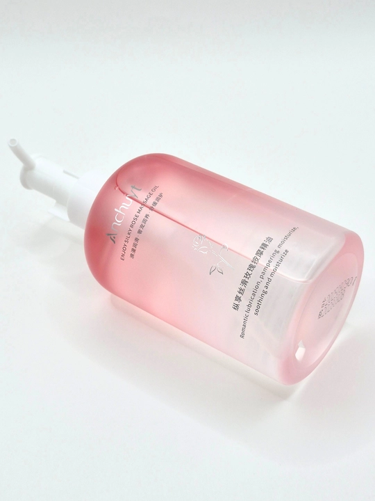 Массажное масло для тела Anchuyt Enjoy Silky Rose Massage Oil с ароматом розы, 200 мл