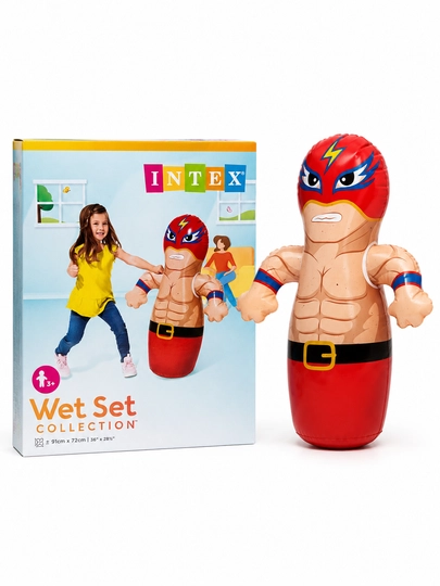 Надувная игрушка человечек INTEX Wet Set, детская игрушка для воды и активных игр — ERKINVE-INTEXWETSETWRESTLER
