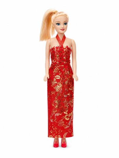 Кукла Sweet Girl, fashion doll в разных платьях, игрушка для девочек — ERKINVE-SWEETGIRLDOLLASSORT-КРАСН