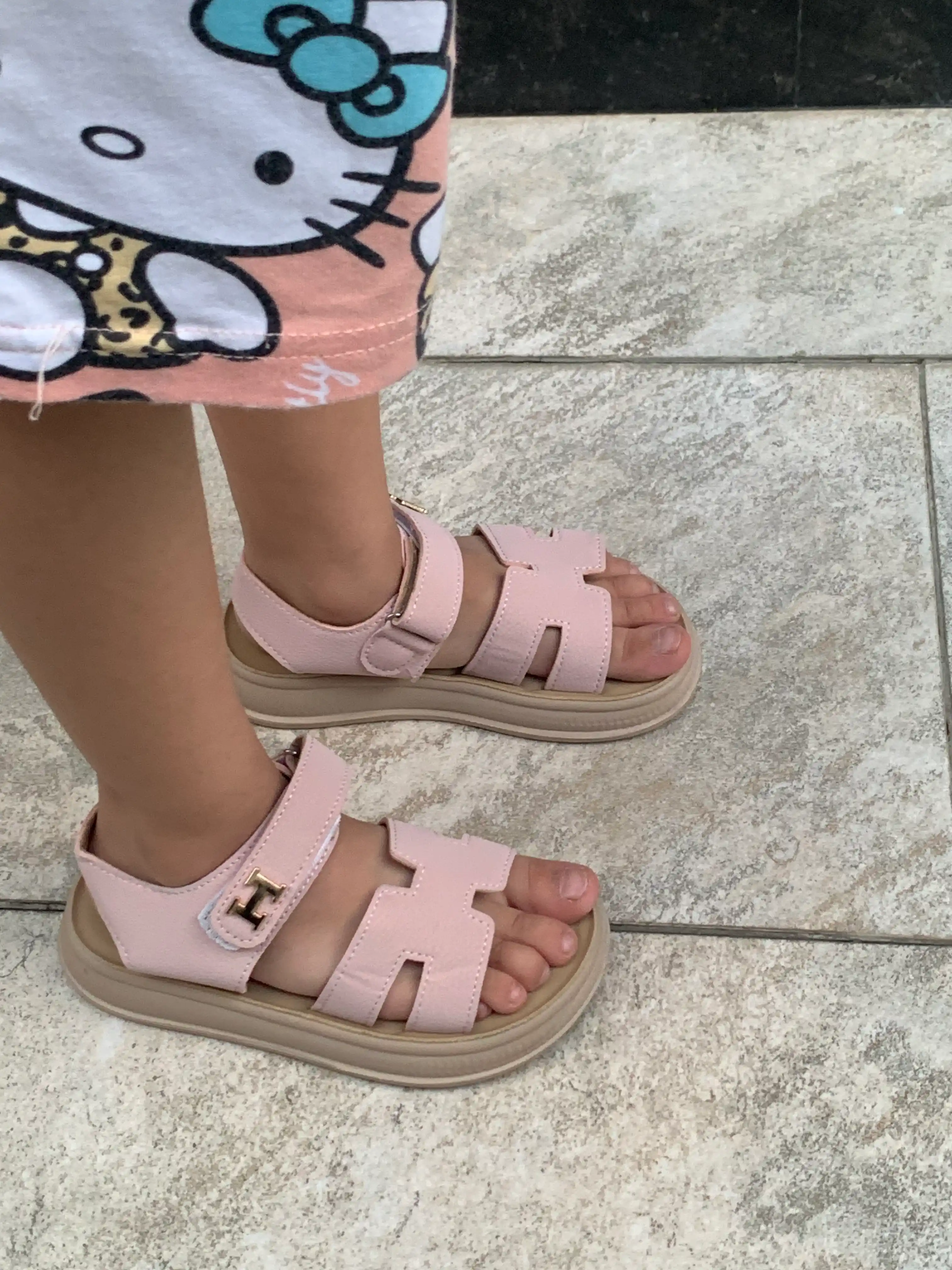 Сандалии детские для девочек: летние босоножки на липучке в детский сад, для прогулок