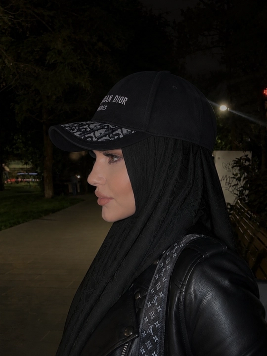 Kepka ayollar uchun, Beysbolka kepka uniseks, naqshli mato, sozlanadigan o‘lcham 55–60 sm
