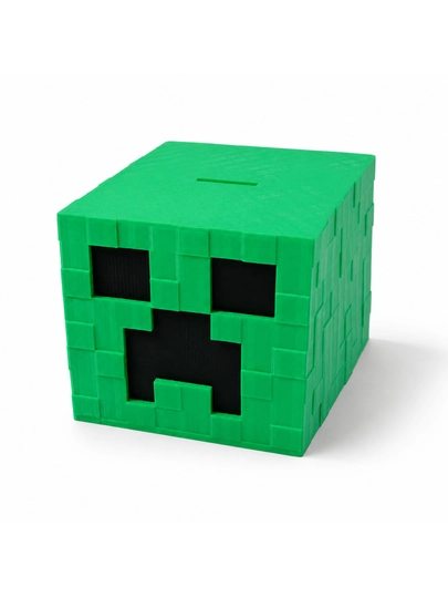 Minecraft uslubidagi Pixel Cube kopilka, bolalar uchun jamg'arish qutisi - 