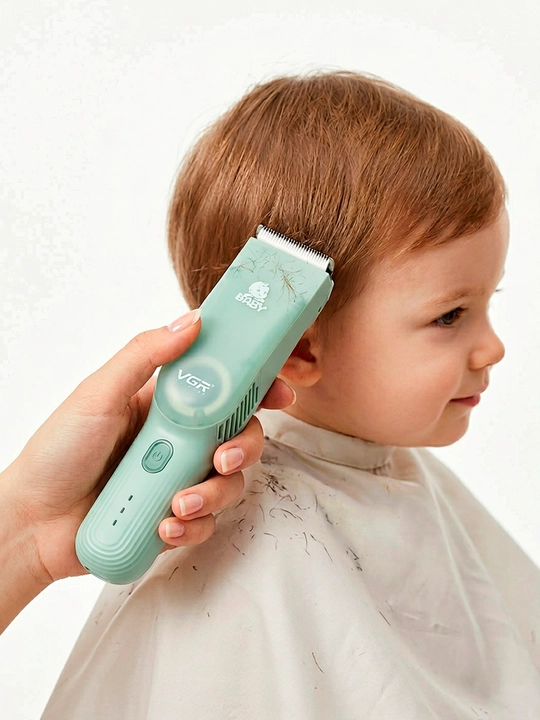 Детская машинка для стрижки волос VGR Baby, 5W, тихая работа, для малышей с рождения