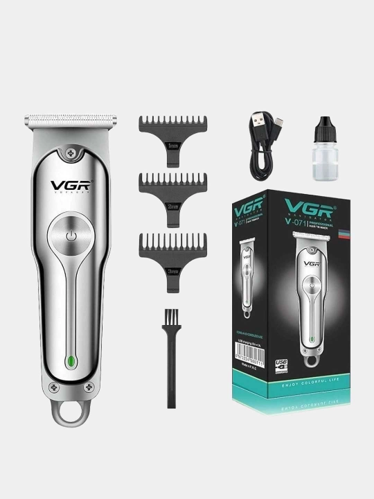 Машинка для стрижки волос, триммер для бороды и усов, VGR V-071