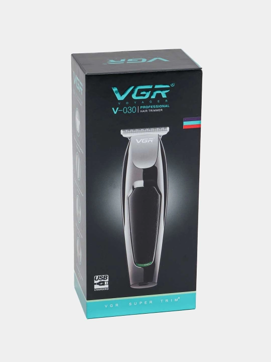 VGR V-030 simsiz soch olish mashinkasi, soqol va mo‘ylov uchun trimmer