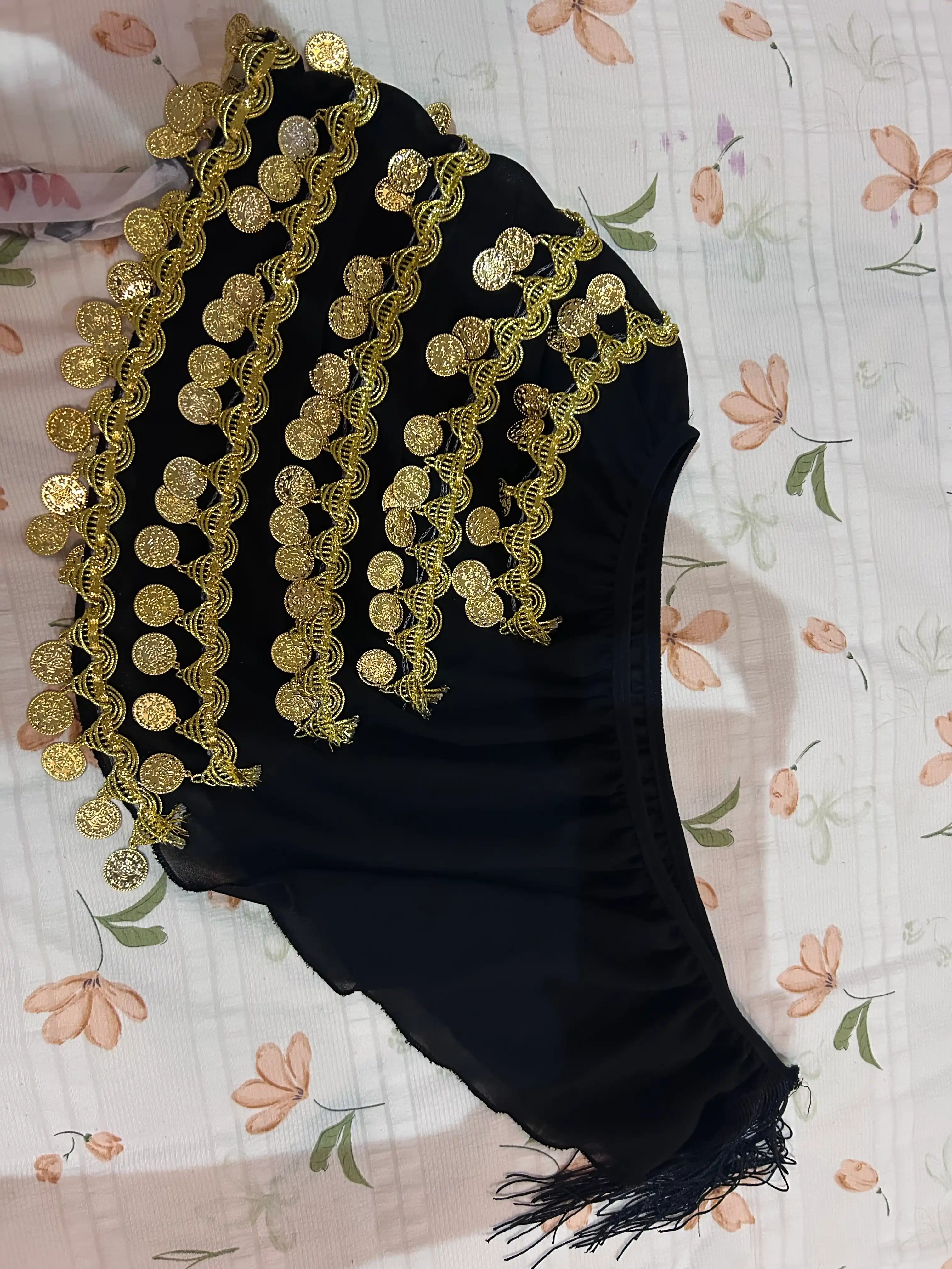 Tangachali arabskiy bel ro‘mol, sharqona raqs uchun belly dance aksessuari
