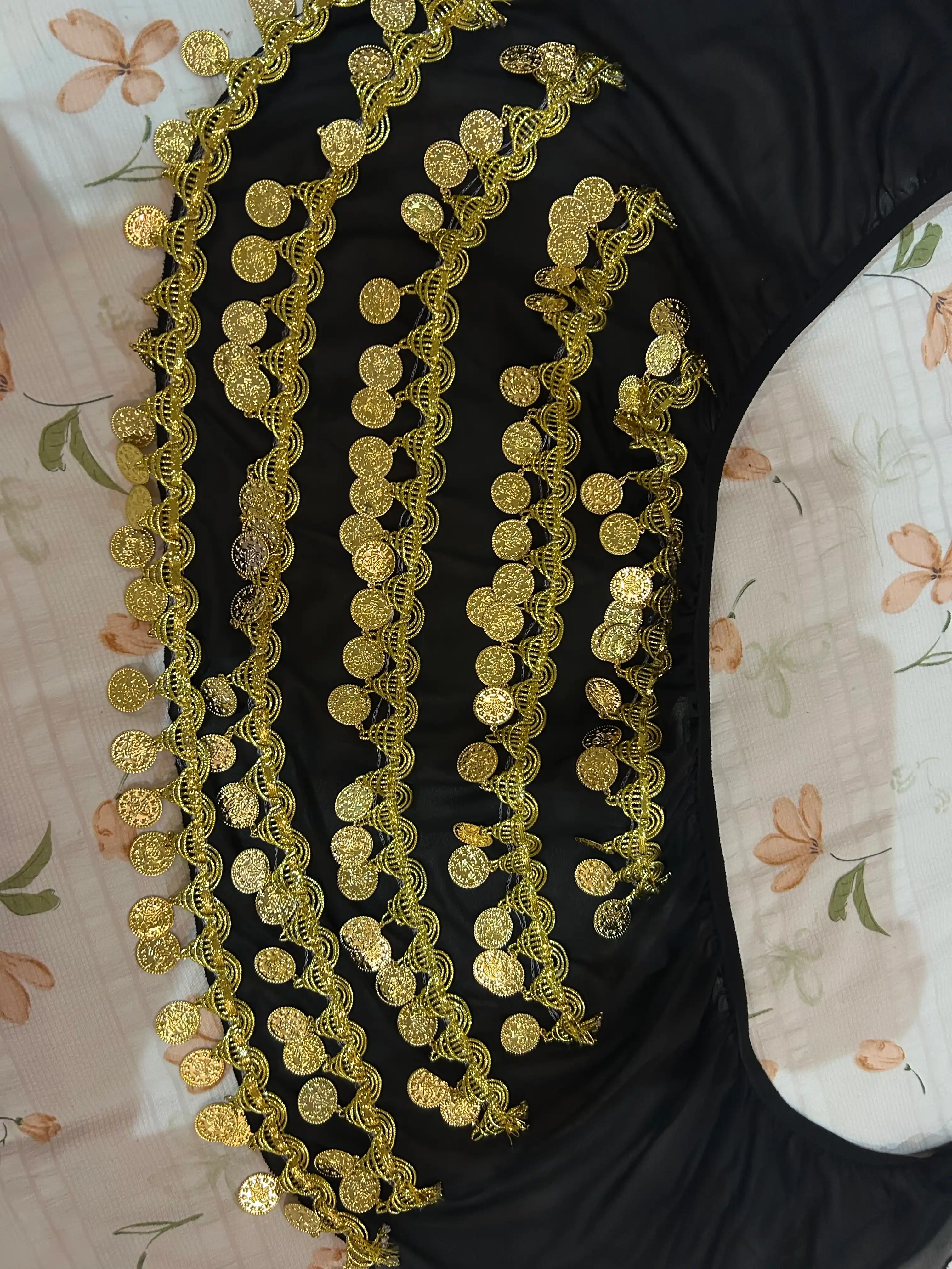 Tangachali arabskiy bel ro‘mol, sharqona raqs uchun belly dance aksessuari