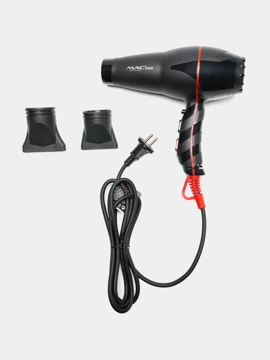 Soch fen MAC Styler, professional fen 2200W, soch quritgich, 3 rejim, 2 nasadka