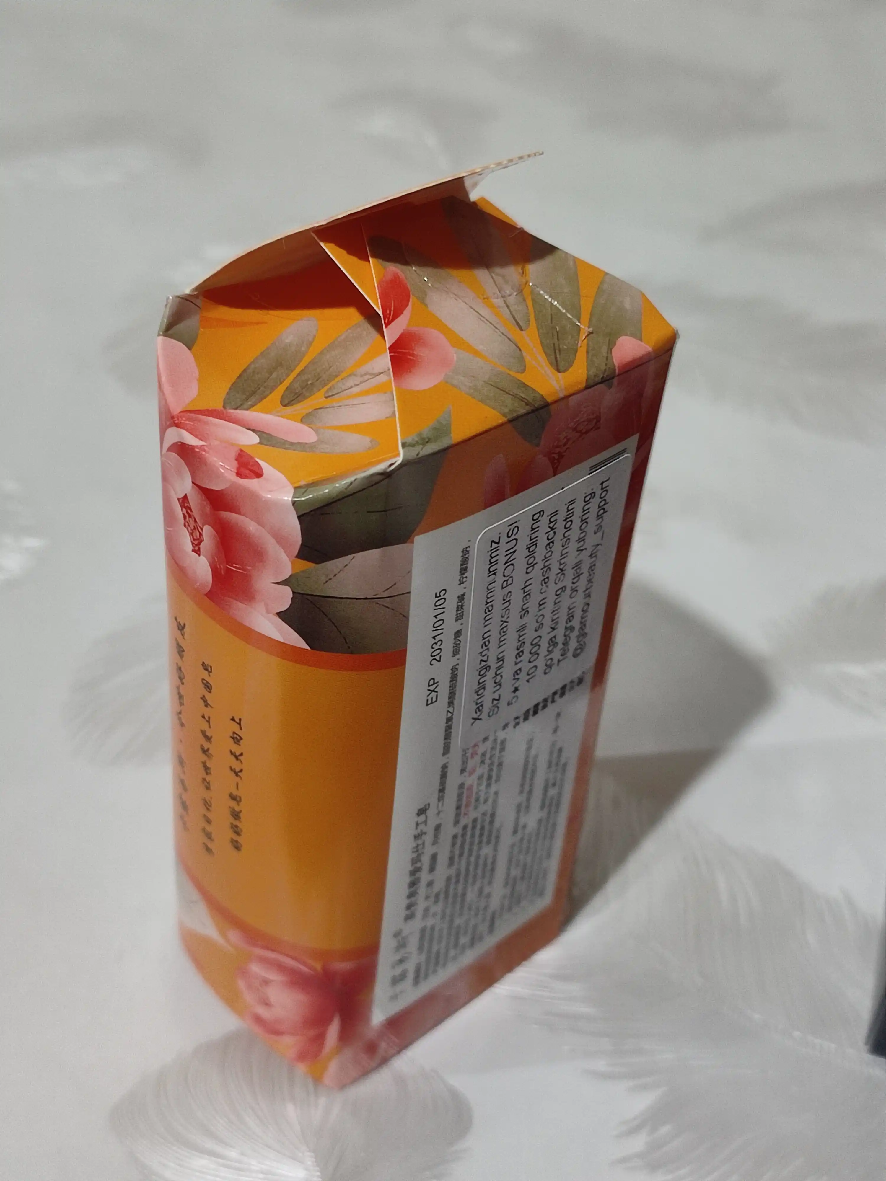 Tabiiy xushbo‘y kosmetik sovun - mayin ifor va mukammal tozalikning uyg‘unligi