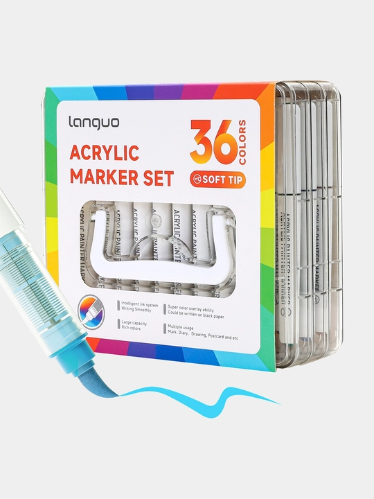 Languo акриловые маркеры наборы на 24-288 штук