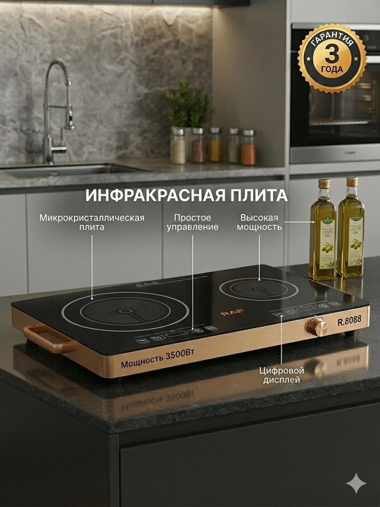Raf R-8088 2 pog'onali plita