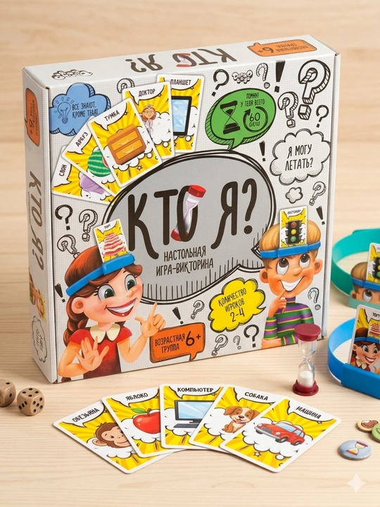 Кто Я? — Настольная игра-викторина для детей и всей семьи - 