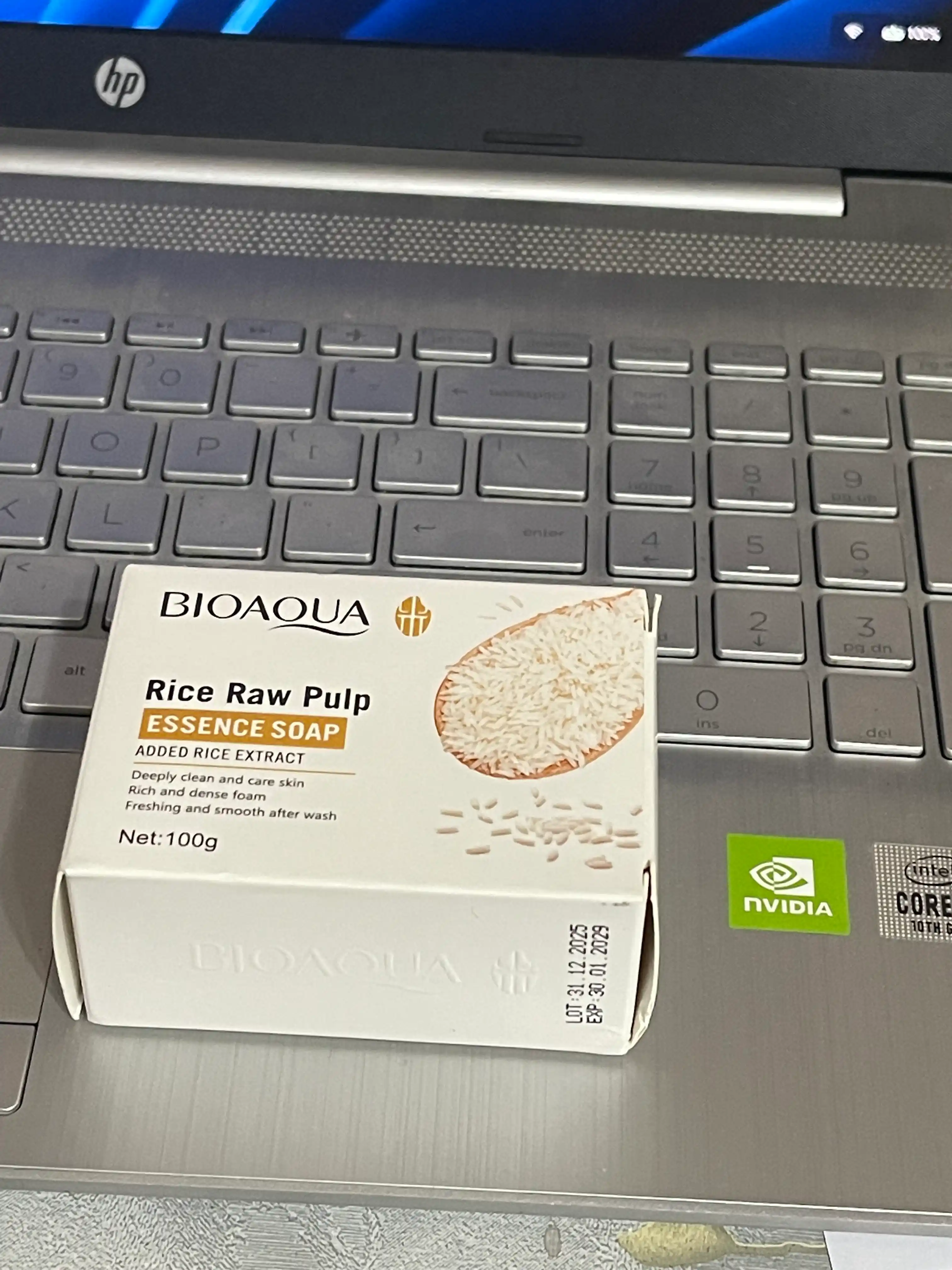 Мыло для лица, отбеливающее, BIOAQUA, с экстрактом риса, для лица и тела, 100 г