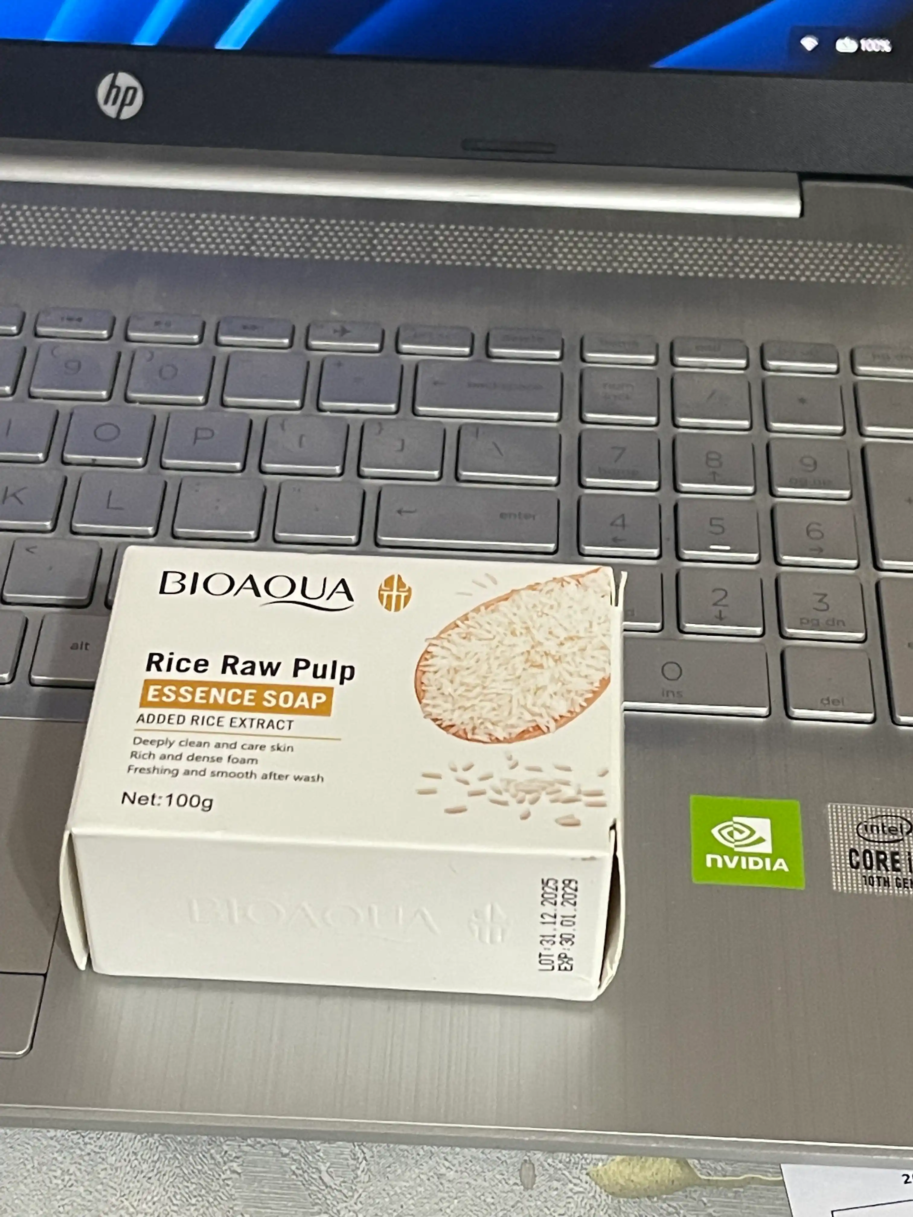 Мыло для лица, отбеливающее, BIOAQUA, с экстрактом риса, для лица и тела, 100 г