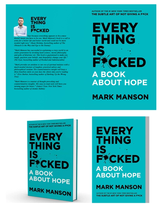 Книга: “EVERYTHING IS FUCKED”: A Book About Hope Mark Manson английский язык