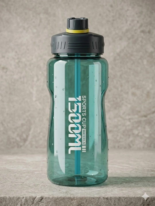 Sport suv idishi 1500 ml katta hajmli tritan butilka qulay va mustahkam - 