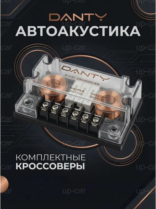 Danty K165AS ikki komponentli avtomobil dinamiklari