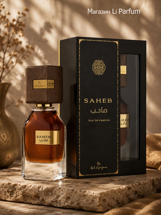 Saheb Intense va Saheb Ard Al Zaavaran sharqona yog‘ochsimon ziravorli iforli, 70 ml