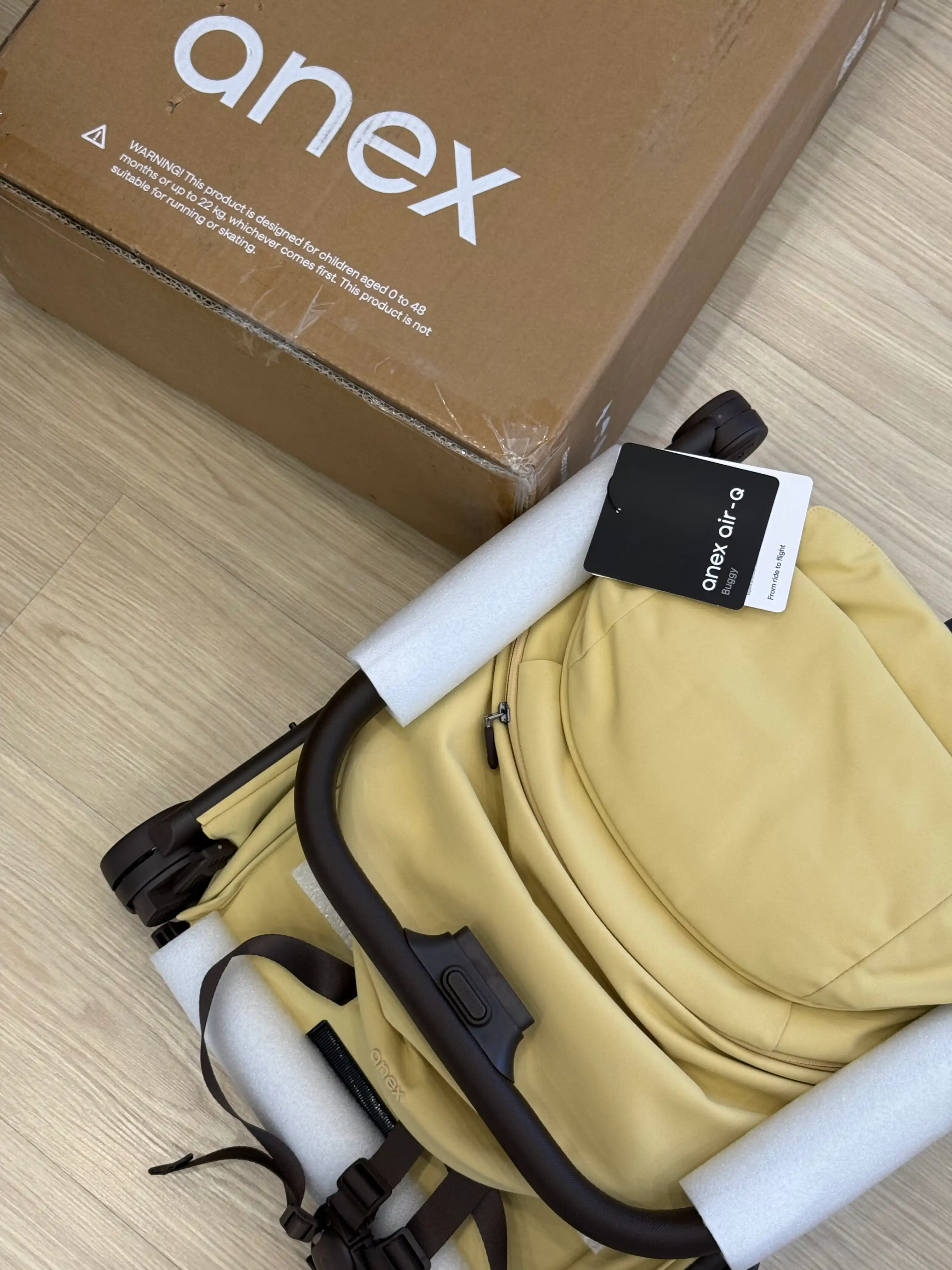 Детская коляска Anex air-Q, прогулочная, Польский бренд