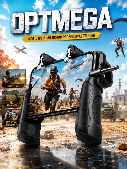Triggerlar PUBG, Free Fire, Standoff o'yinlari uchun + Qo'lqop sovg'a - 