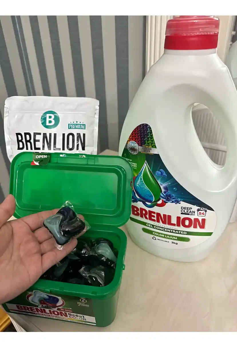 Капсулы для стирки белья Brenlion, порошок автомат капсулы 4 в 1