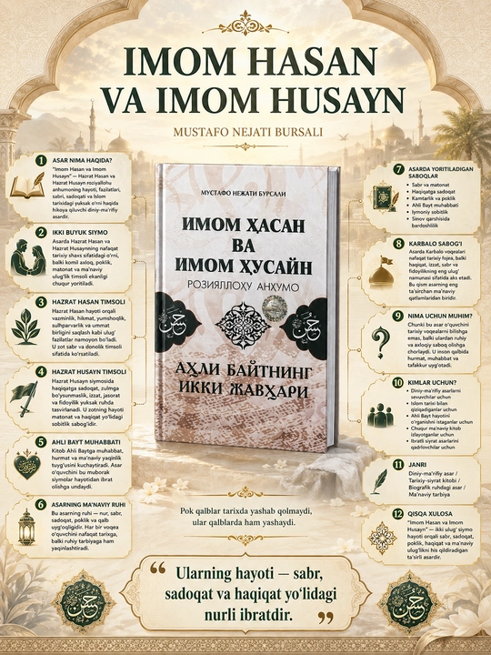 Imom Hasan va Imom Husayn - Mustafo Nejati Bursali - 