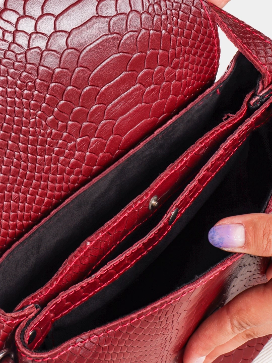 Ayollar sumkasi tabiiy charmdan Black Gator