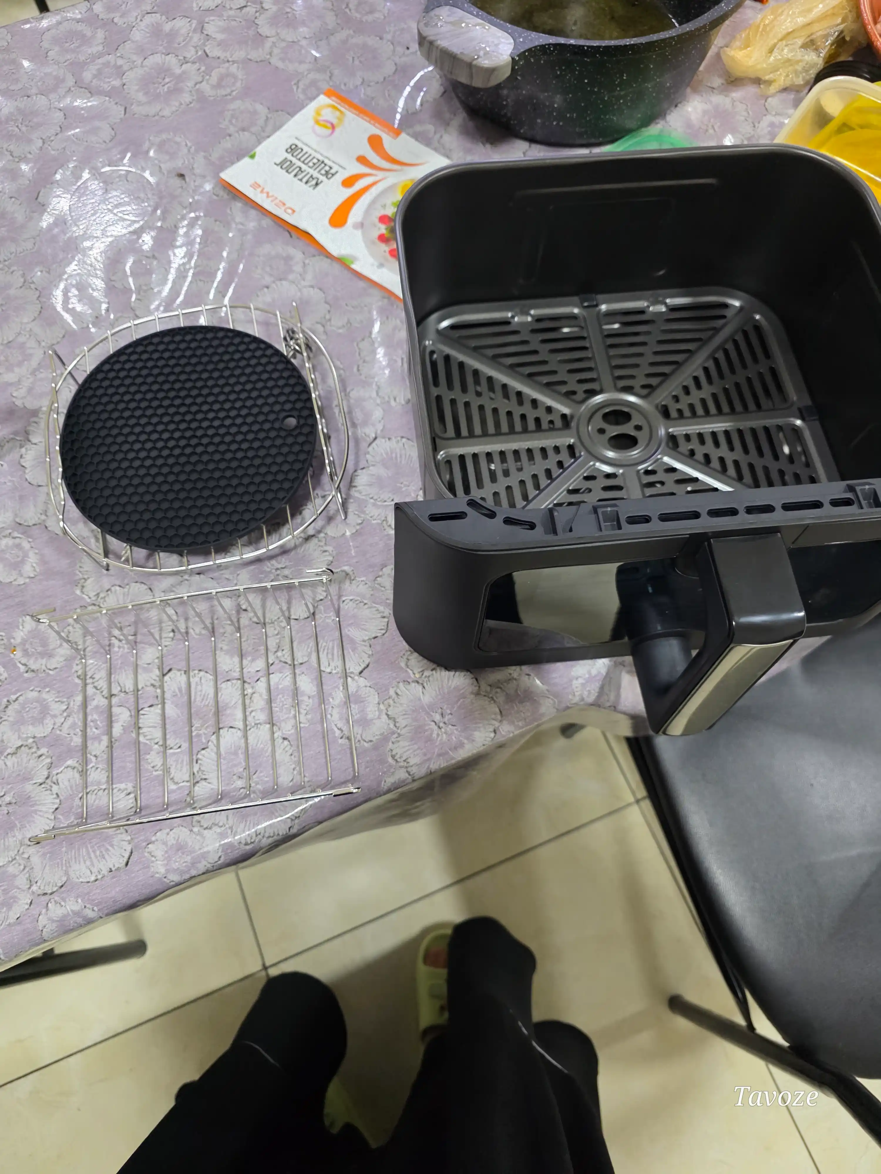 Deime aerogrill, 6, 7, 8, 10 l, yog‘siz qovurish, 1800 Vt quvvatli, ko‘p funksiyali