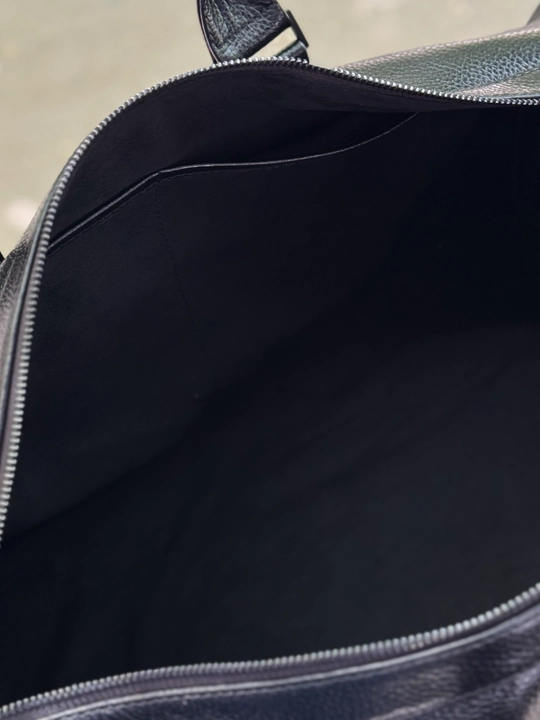 Sport va sayohat sumkasi, haqiqiy charm Black Gator