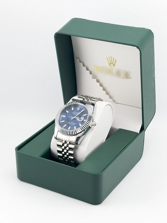 Erkaklar qol soati Datejust, metall remeshog, sovg’a qutisi va paketi bilan