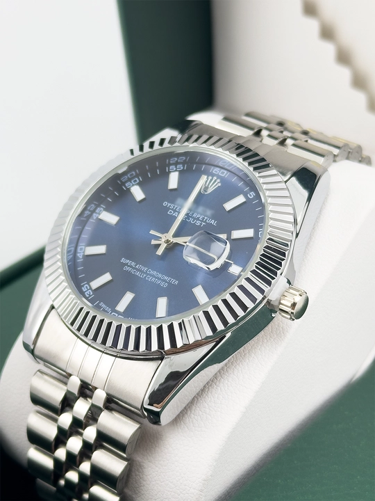Erkaklar qol soati Datejust, metall remeshog, sovg’a qutisi va paketi bilan